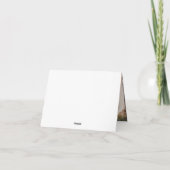 Megan Photo エレガント Greenery結婚 Thank You サンキューカード (裏面)