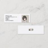 megane、Attlanticの芸術、www.attlantic.deのviantart… スキニー名刺 (正面/裏面)