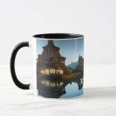 Megan's Morning Teaカスタマイズ可パーソナライズされた能 マグカップ (左)