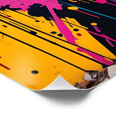 Megaphone Madness: Bold Street Art Energy ポスター (コーナー)