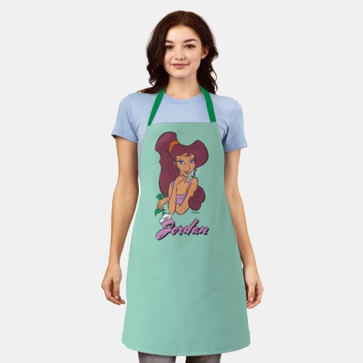 Megara Goddess at Heart Apron エプロン (着用した状態)