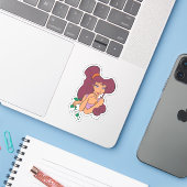 Megara Goddess at Heart Sticker シール (ノートパソコンとiPhone)