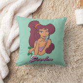 Megara Goddess at Heart Throw Pillow クッション (ブランケット)