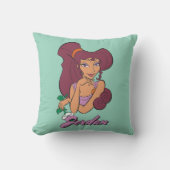 Megara Goddess at Heart Throw Pillow クッション (正面)