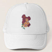 Megara Goddess at Heart Trucker Hat キャップ (正面)
