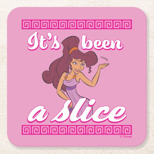 Megara - It's Been a Slice Square Paper Coaster スクエアペーパーコースター (正面)