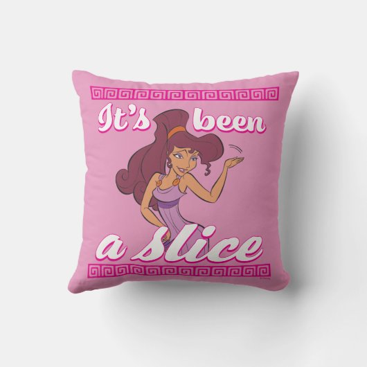 Megara - It's Been a Slice Throw Pillow クッション (裏面)