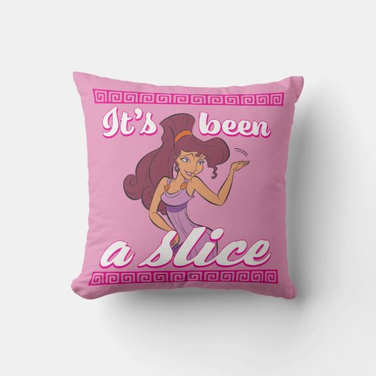 Megara - It's Been a Slice Throw Pillow クッション (正面)