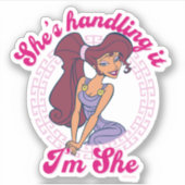 Megara - She's Handling It, I'm She Sticker シール (正面)