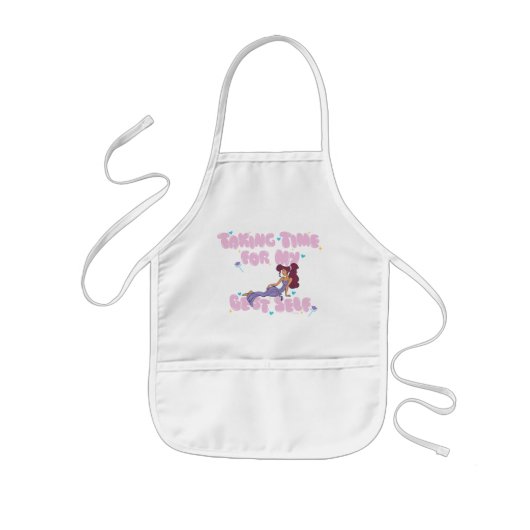Megara - Taking Time For My Best Self Kids' Apron 子供用エプロン (正面)