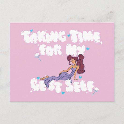 Megara - Taking Time For My Best Self Postcard ポストカード (正面)