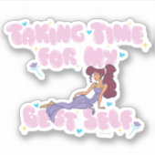 Megara - Taking Time For My Best Self Sticker シール (正面)