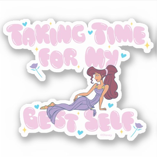 Megara - Taking Time For My Best Self Sticker シール (正面)
