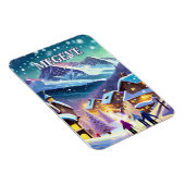 Megève : Élégance Alpine et Prestige Hivernal マグネット (右側)