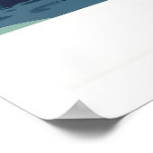 Megève Poster France Ski Print 1 ポスター (角)