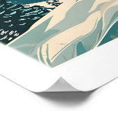 Megève Ski Poster - France 1 ポスター (角)