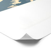 Megève Ski Print - France 1 ポスター (角)