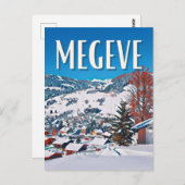 Megève Station de ski  ポストカード (正面/裏面)