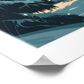 Megève Wall Art Print - France 1 ポスター (角)