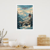 Megève Wall Art Print - France 1 ポスター (キッチン)