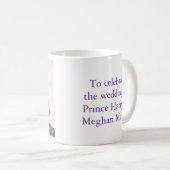 Meghan Markle.への王子のハリー結婚式 コーヒーマグカップ (正面右)