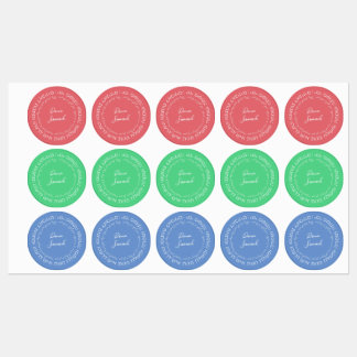 Megillat Esther Hebrew for Mishloach Manot Sticker ラベル