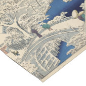 Meguroおよび日没の丘のドラム橋 ショートテーブルランナー (コーナー)