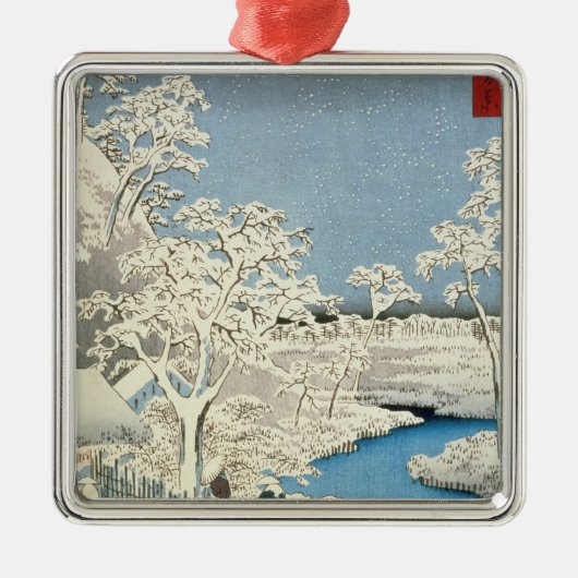 Meguroで橋および落日の丘をドラムをたたいて下さい メタルオーナメント (正面)