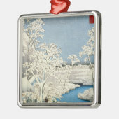 Meguroで橋および落日の丘をドラムをたたいて下さい メタルオーナメント (左)