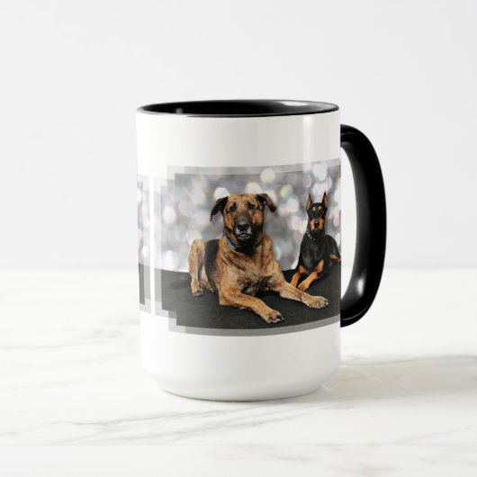 Megyanのドーベルマン犬-バークレーのマスティフX マグカップ (正面右)