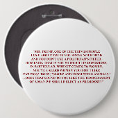 Megynケリーの質問Pin 缶バッジ (正面&裏面)