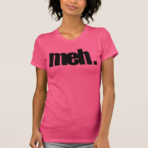 Mehの黒い文字 Tシャツ