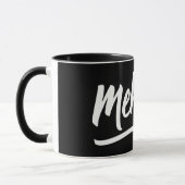 Mehタイポグラフィ マグカップ (左)