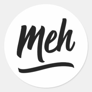 Mehタイポグラフィ ラウンドシール