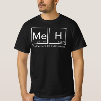 Meh定義の曖昧な要素の無関心 Tシャツ