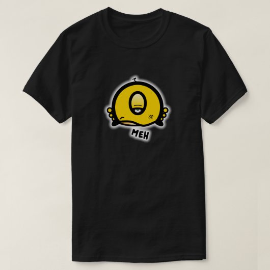 Meh (&カッコいい一眼の丸いもの) v2.1 tシャツ (デザイン正面)
