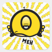 Meh (&クール一眼の丸いもの) v3 スクエアシール (正面)