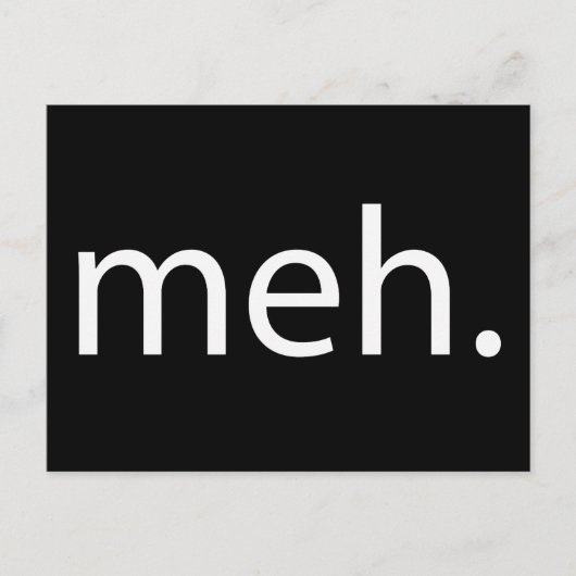 meh ポストカード (正面)