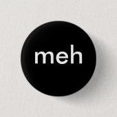 "meh " 缶バッジ (正面)