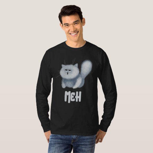 Meh Cat  for Cat  Pet Tシャツ (正面フル)