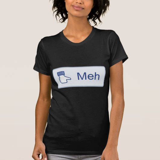 Meh - Facebook Tシャツ (正面)