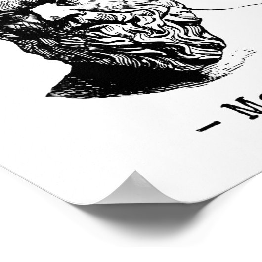 Meh Good Enough Funny Mediocrates Sarcastic Greek  ポスター (角)