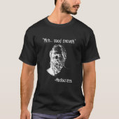 Meh Good Enough Mediocrates  Demotivational Quote Tシャツ (正面)