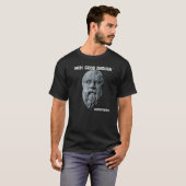 Meh Good Enough Philosopher Sarcastic Mediocrates Tシャツ (正面フル)
