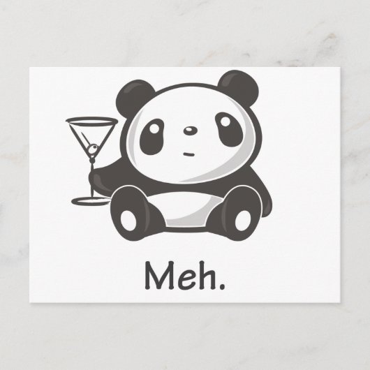 Meh Panda ポストカード (正面)