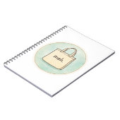 Meh Shopping Tote Notes  ノートブック (左側)