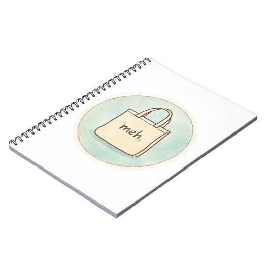 Meh Shopping Tote Notes  ノートブック (左側)