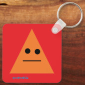 Meh Triangle Keychain キーホルダー (裏面)
