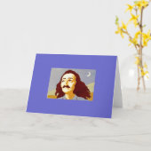 Meherの月 カード (黄色い花)