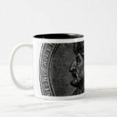 Mehmed IIの円形浮彫り ツートーンマグカップ (左)